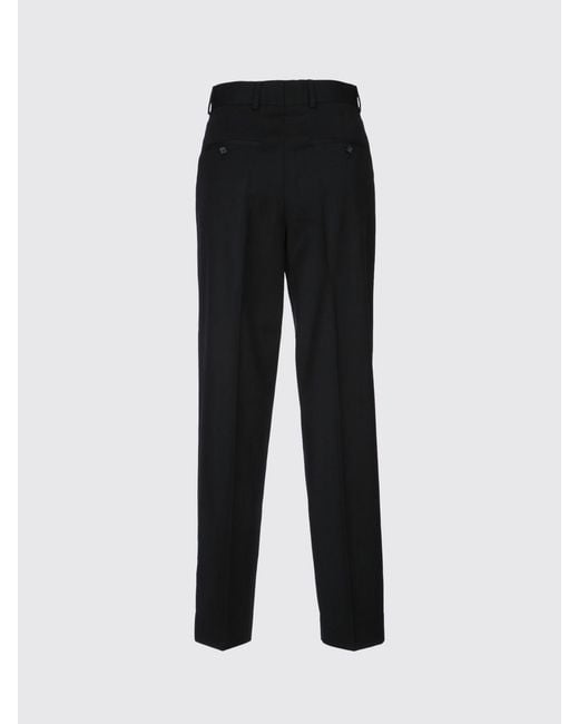 Totême Black Wool Blend Tailored Trousers