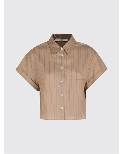 Tela Black Striped Cotton Shirt
