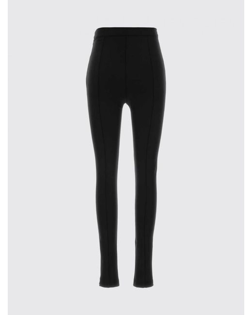 Jil Sander Black Stretch Virgin Wool Leggings