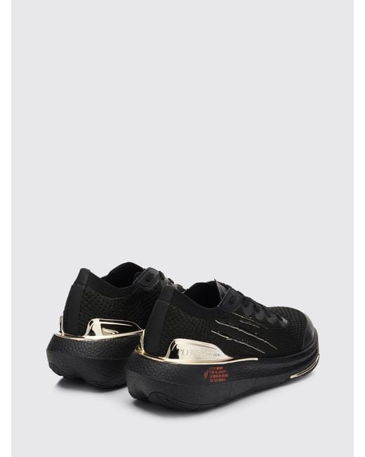 Philipp Plein Black Atomic Speed Crochet Knit Sneakers for men