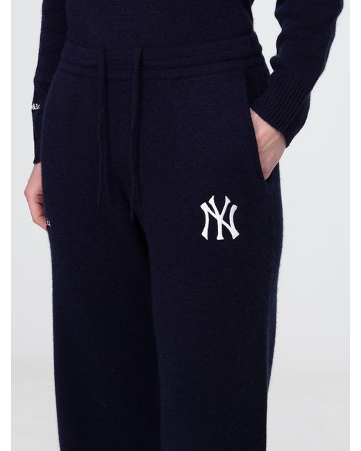 Sporty & Rich Blue Sporty &Amp Rich Knitted Trousers