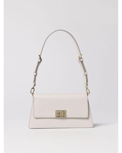 Furla Shoulder Bag in Natural | Lyst Canada