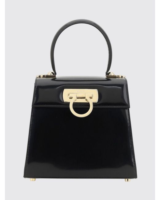 Ferragamo Black Iconic Handbag