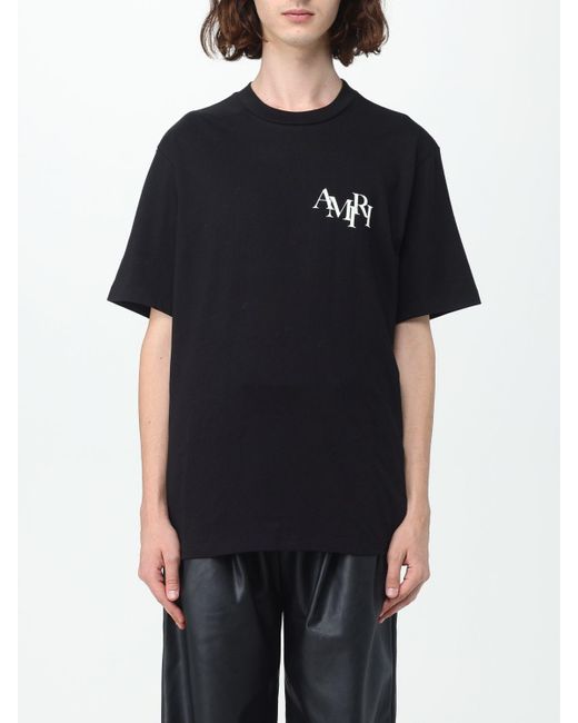 Amiri T-Shirt mit gestaffeltem Logo in Black für Herren
