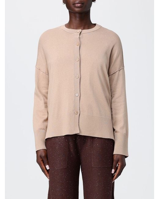 Kangra Natural Basic Silk And Cotton Cardigan