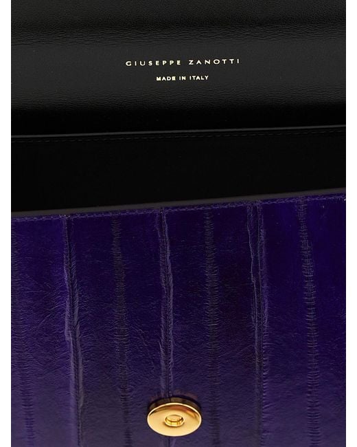 Giuseppe Zanotti Purple Handbag