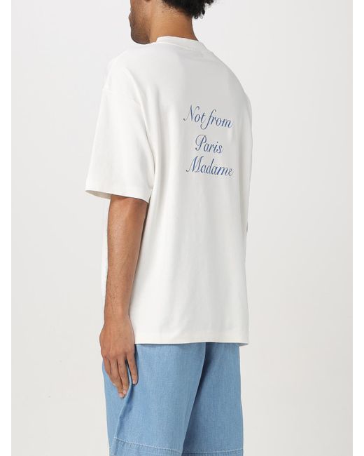 Drole de Monsieur T-Shirt Herren Drole De Monsieur in White für Herren