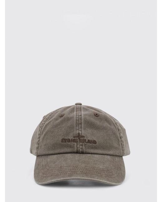 Stone Island Gray Hat for men