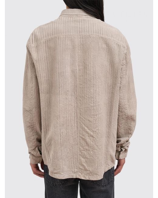 Giorgio Brato Natural Leather Shirt Jacket for men