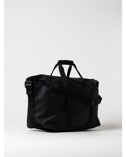 Rains Black Hilo Duffle Bag for men