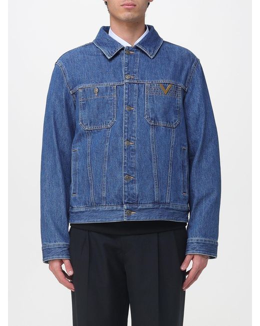 Valentino Blue Vlogo Jacket for men