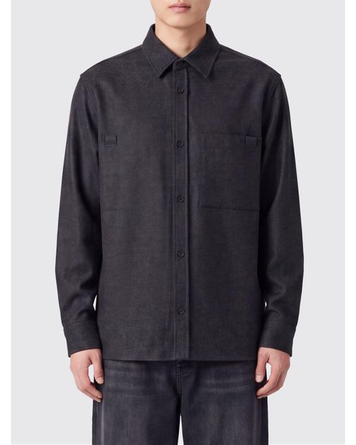 DARKPARK Blue Serge Long-Sleeved Shirt for men