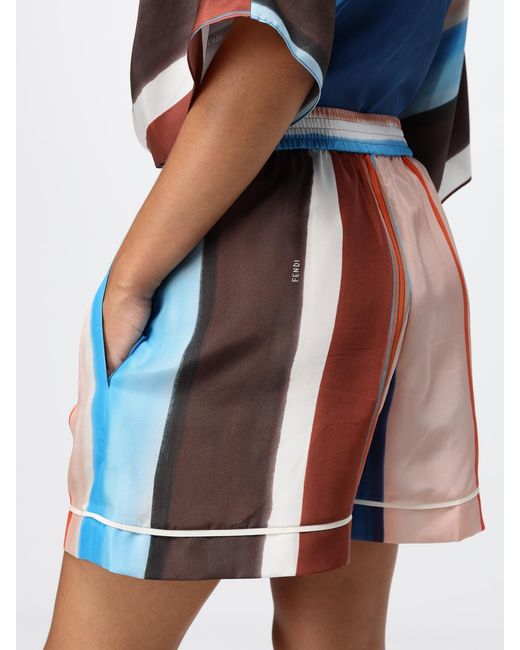 Fendi Blue Shorts