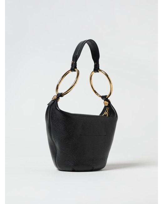 Chloé Black Chlo&Eacute Bracelet Natural Grained Leather Bag Chloè