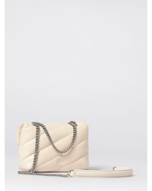 Pinko Natural Baby Love Bag Puff Matelassé Nappa Bag
