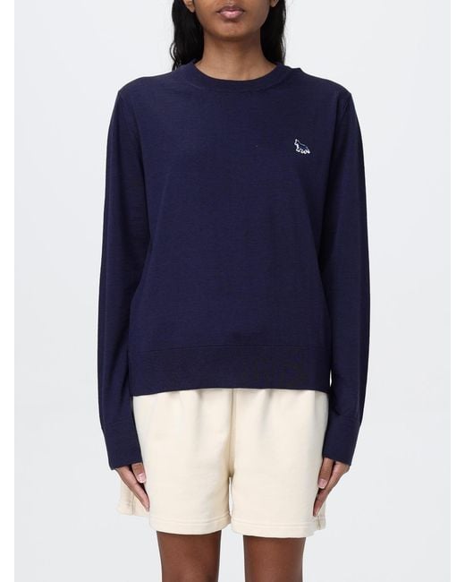 Maison KitsunÉ Pullover di Maison Kitsuné in Blue