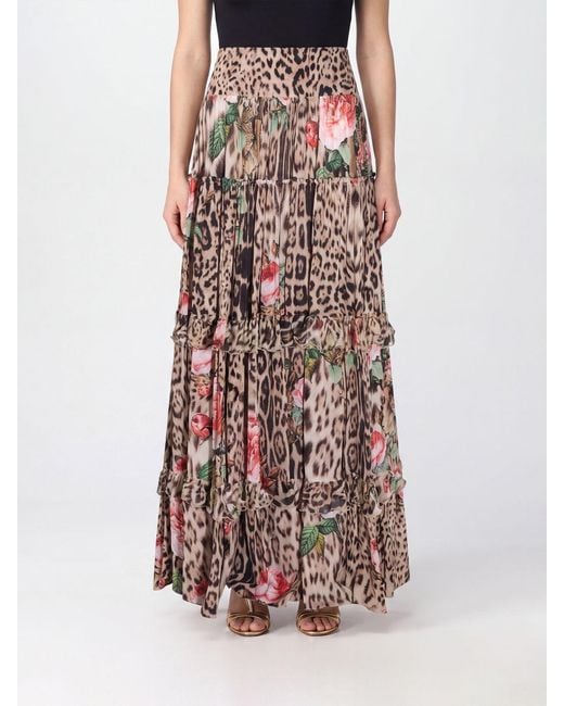 Roberto Cavalli Natural Skirt