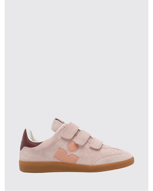 Isabel Marant Pink Beth Suede Sneakers
