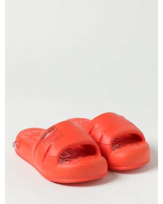 KENZO Red Wedge Shoes