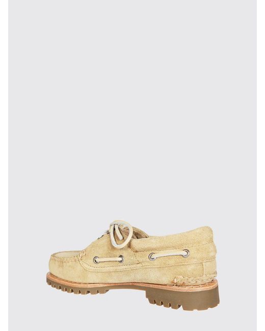 Timberland Natural Authentic Suede Boat Loafers
