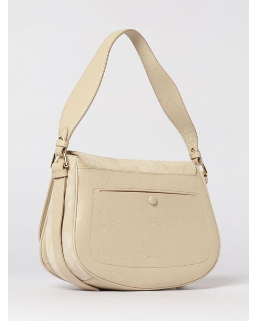 Coccinelle Natural Mavery Large Suede Bag