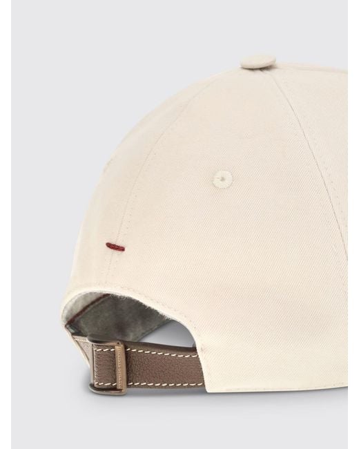 Brunello Cucinelli Natural Hat for men