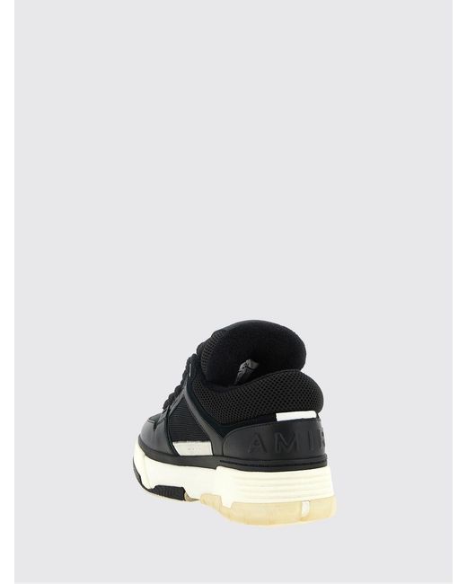 Amiri Black Ma-1 Leather And Mesh Sneakers for men