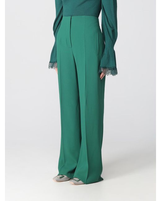 Alberta Ferretti Green Trousers