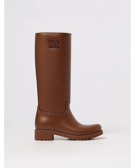 Botines Planos Mujer Max Mara de color Brown