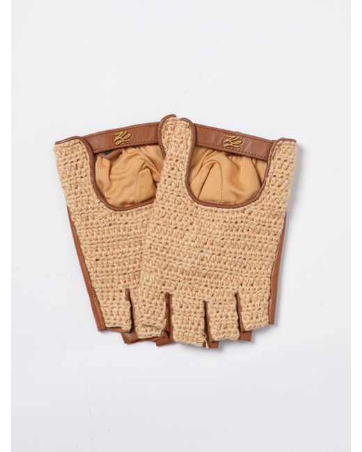 Karl Lagerfeld Natural Gloves