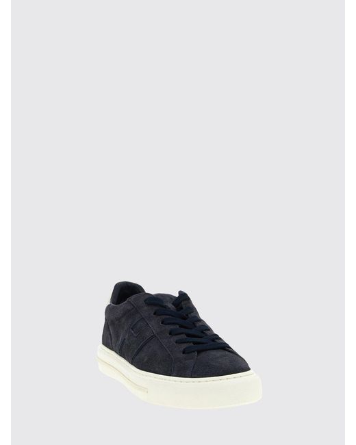 Hogan Blue H691 Suede Sneakers for men