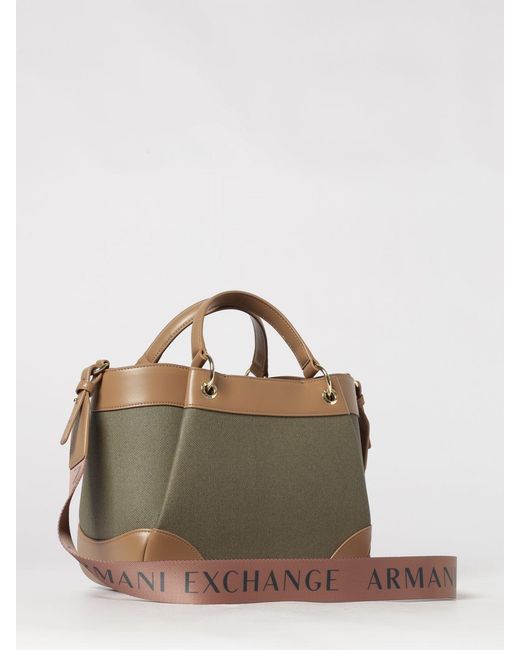 ARMANI EXCHANGE Multicolor Handheld Canvas Shopping Bag