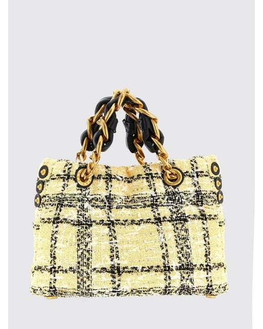 Balmain Metallic 1945 Soft Cabas Small Shopping Shoulder Bag