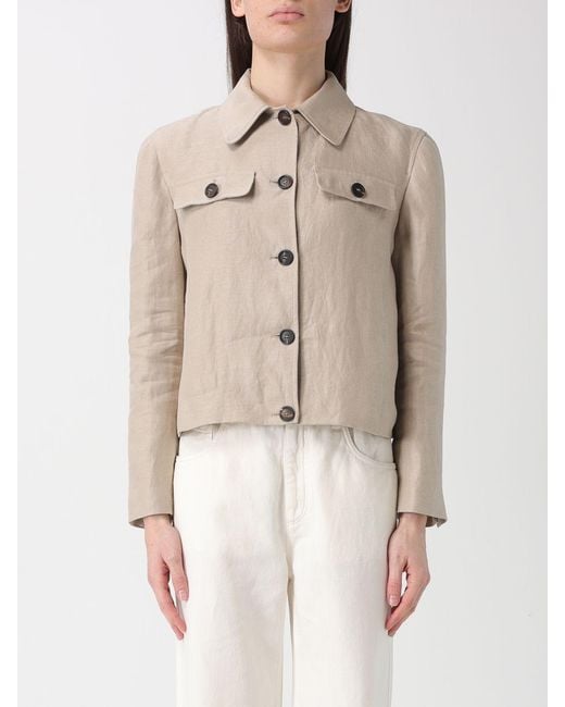 Brunello Cucinelli Natural Linen Saharan Jacket