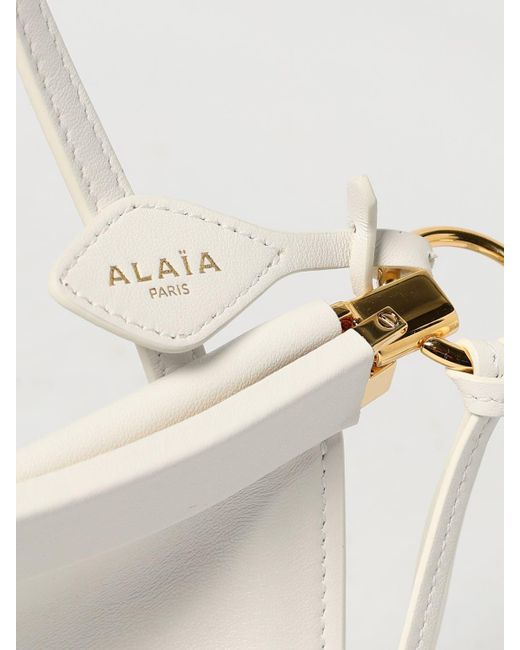 Alaïa Natural Schultertasche Damen