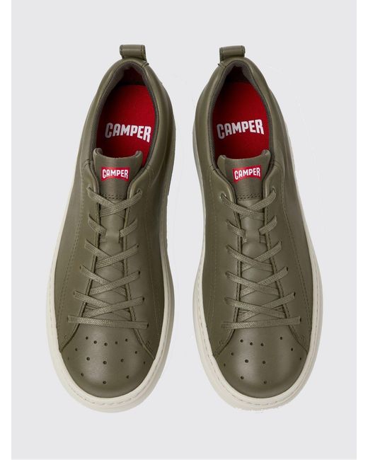 Camper Green Runner Leather Sneakers for men