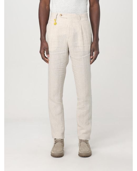 Manuel Ritz Natural Trousers for men