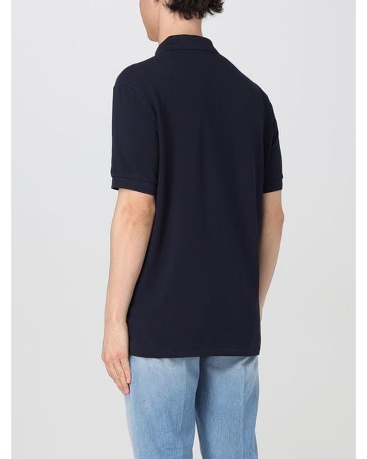 Paul Smith Blue Organic Cotton Polo Shirt for men