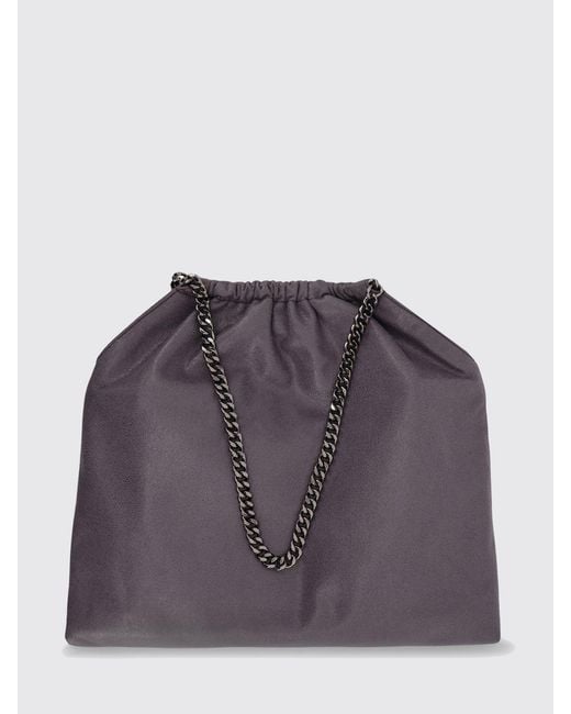 Stella McCartney Purple Falabella Faux Suede Bag