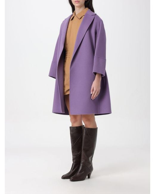 Max Mara Purple Coat