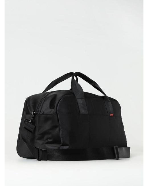 HUGO Black Travel Bag for men