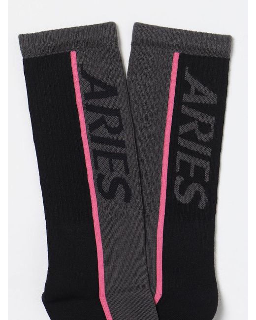Aries Black Socks for men