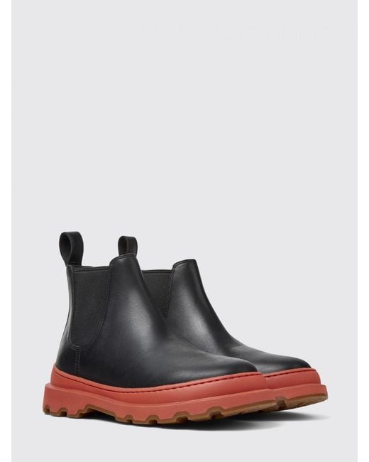 Camper White Brutus+ Ankle Boots