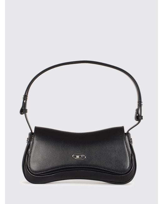 DIESEL Black Play Leather Bag