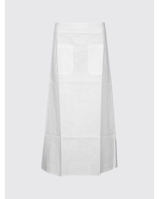 Totême White Skirt