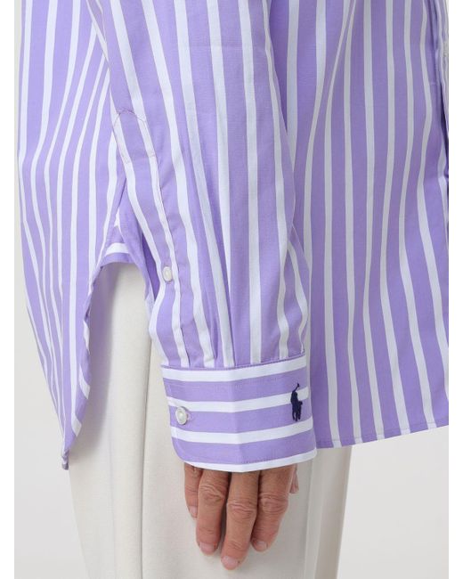 Polo Ralph Lauren Purple Hemdbluse