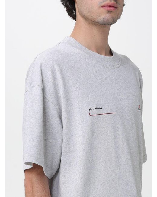 Represent White Cotton Logo T-Shirt for men