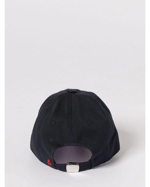 Peuterey Blue Cotton Hat With Embroidered Logo