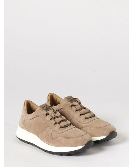 Tod's Natural Dot Suede Sneakers for men