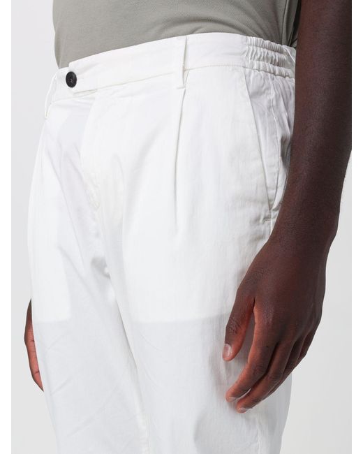 Eleventy White Trousers for men